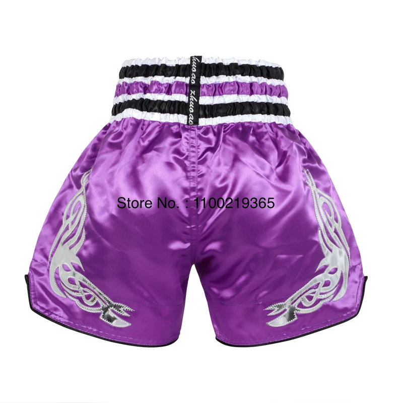 Muay Thai Shorts 2025 New Kick Boxing Shorts Men Women Kids Retro Martial Arts Thaiboxing Kickboxing Cage Fighting Workout Pants