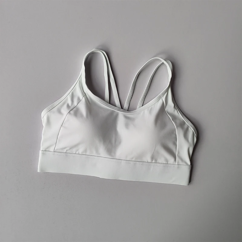 Contrasting Sports Underwear High-intensity Fitness Running Shock-proof Bra Integrated Style Anti-sagging Vest Fitness Bra