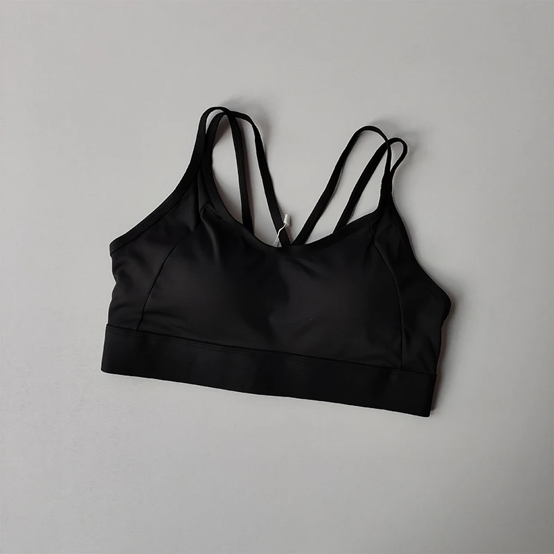 Contrasting Sports Underwear High-intensity Fitness Running Shock-proof Bra Integrated Style Anti-sagging Vest Fitness Bra