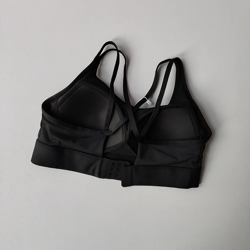 Contrasting Sports Underwear High-intensity Fitness Running Shock-proof Bra Integrated Style Anti-sagging Vest Fitness Bra