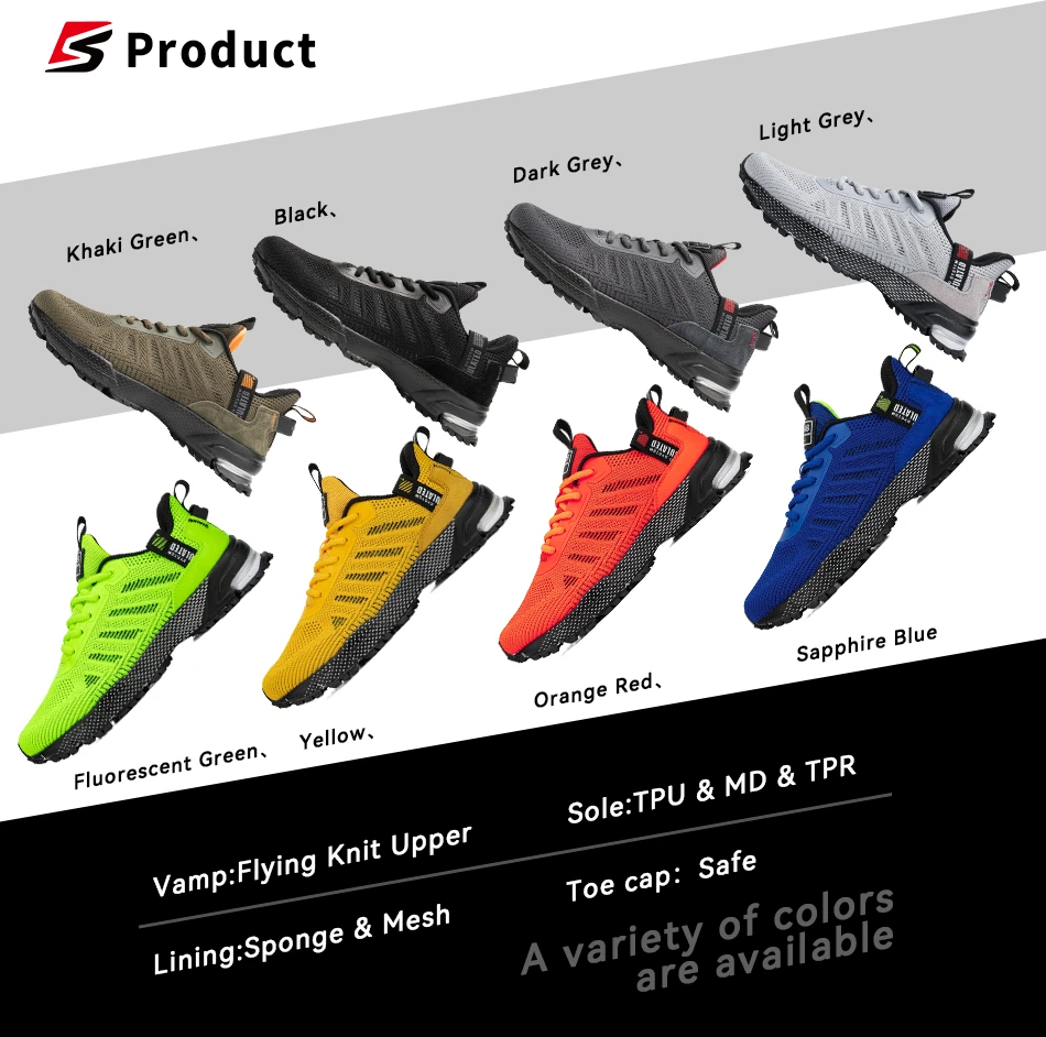 Baasploa Men Sneakers Outdoor Casual Lightweight Breathable Tennis Shoes Male Fashion Designer Mesh Professional Running Shoes