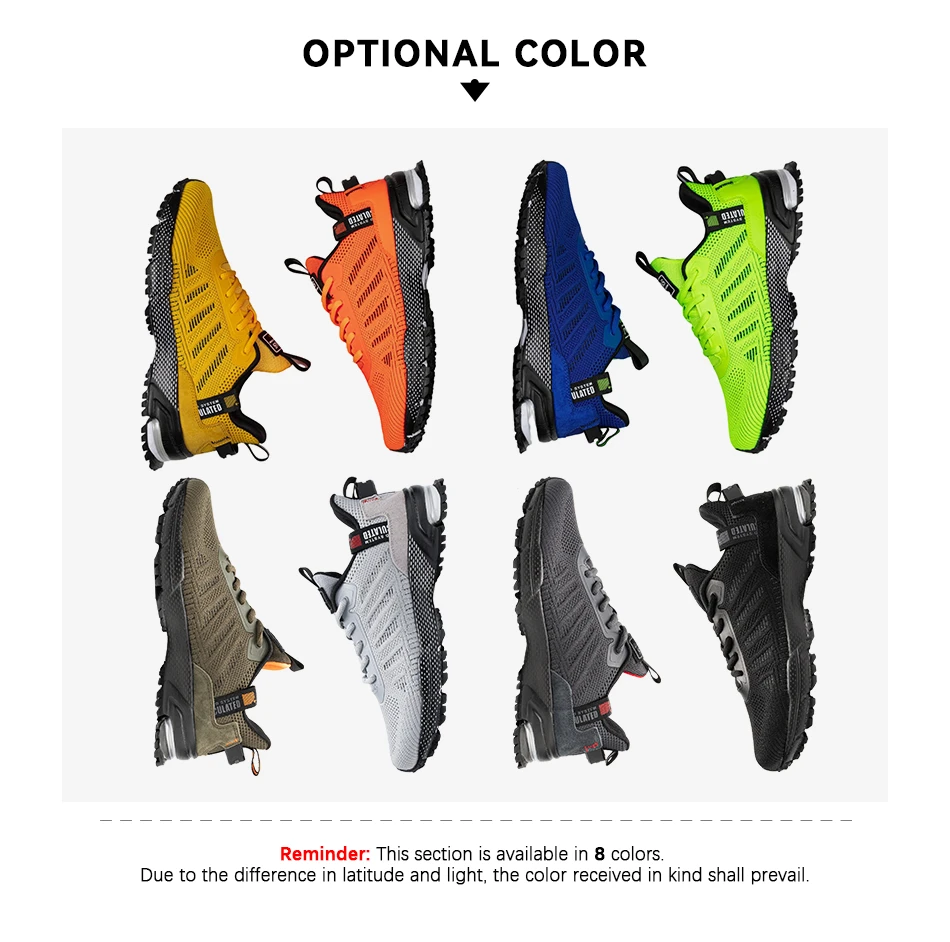 Baasploa Men Sneakers Outdoor Casual Lightweight Breathable Tennis Shoes Male Fashion Designer Mesh Professional Running Shoes