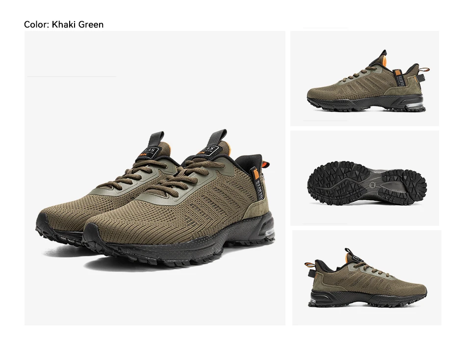 Baasploa Men Sneakers Outdoor Casual Lightweight Breathable Tennis Shoes Male Fashion Designer Mesh Professional Running Shoes