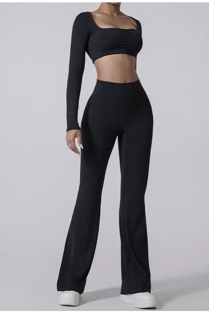 Cloud Hide Leisure Sports Trousers Home Workout Long Yoga Pants for Women Gym Fitness Running Leggings High Waist Street Tights