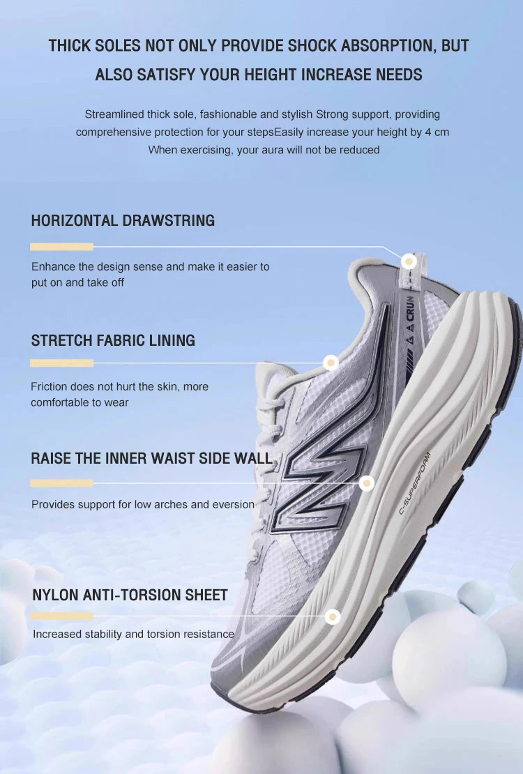 GOLDEN CAMEL Sports Shoes Men Women All-terrain Sneakers Thick-soled Running Jogging Shoes for Men Lightweight Breathable