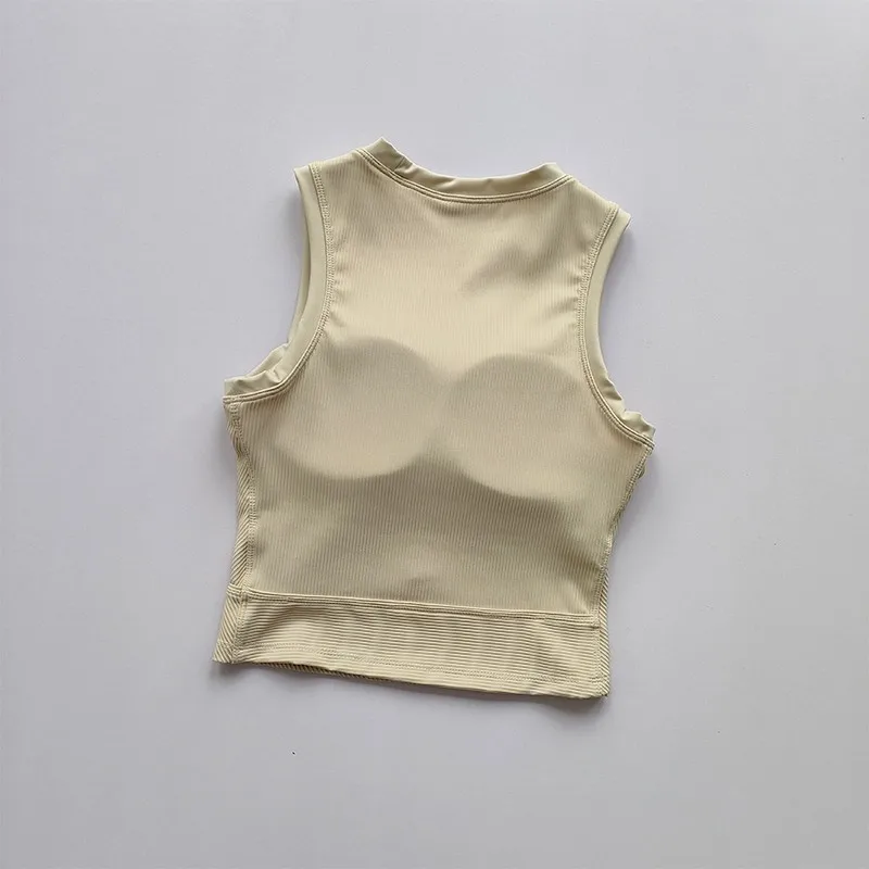Women's High-Strength Shockproof Yoga Sports Bra Padded Push-Up Gym Bra Fitness Vest Top Running Gym Bra Sports Underwear