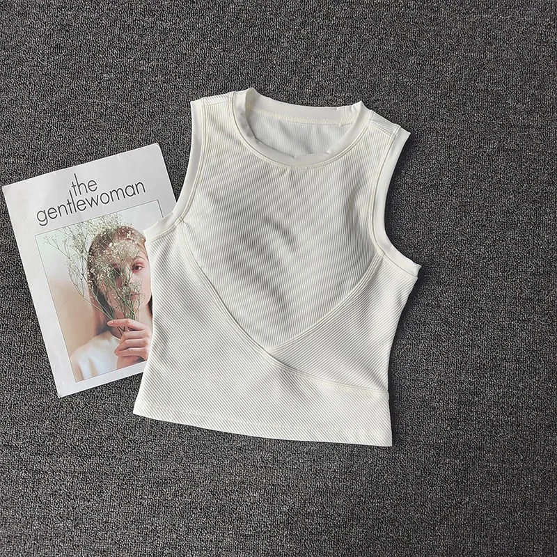 Women's High-Strength Shockproof Yoga Sports Bra Padded Push-Up Gym Bra Fitness Vest Top Running Gym Bra Sports Underwear