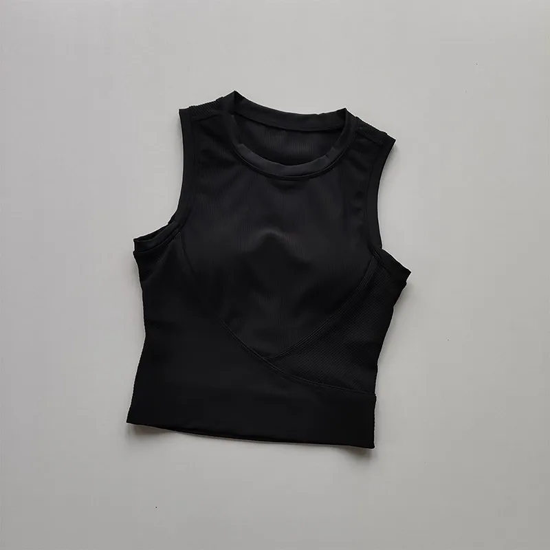 Women's High-Strength Shockproof Yoga Sports Bra Padded Push-Up Gym Bra Fitness Vest Top Running Gym Bra Sports Underwear
