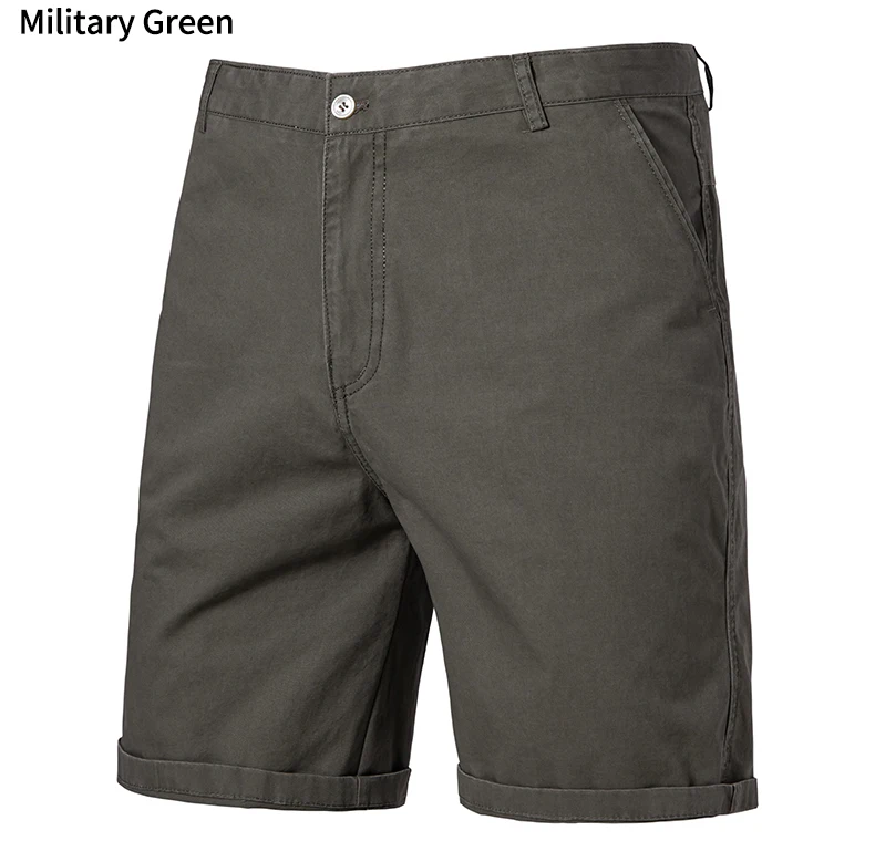 Summer Men Shorts 100% Cotton Mens Casual Shorts Male Bermuda Cargo Overalls Sport Work Shorts