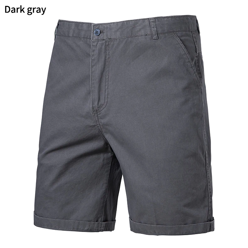 Summer Men Shorts 100% Cotton Mens Casual Shorts Male Bermuda Cargo Overalls Sport Work Shorts