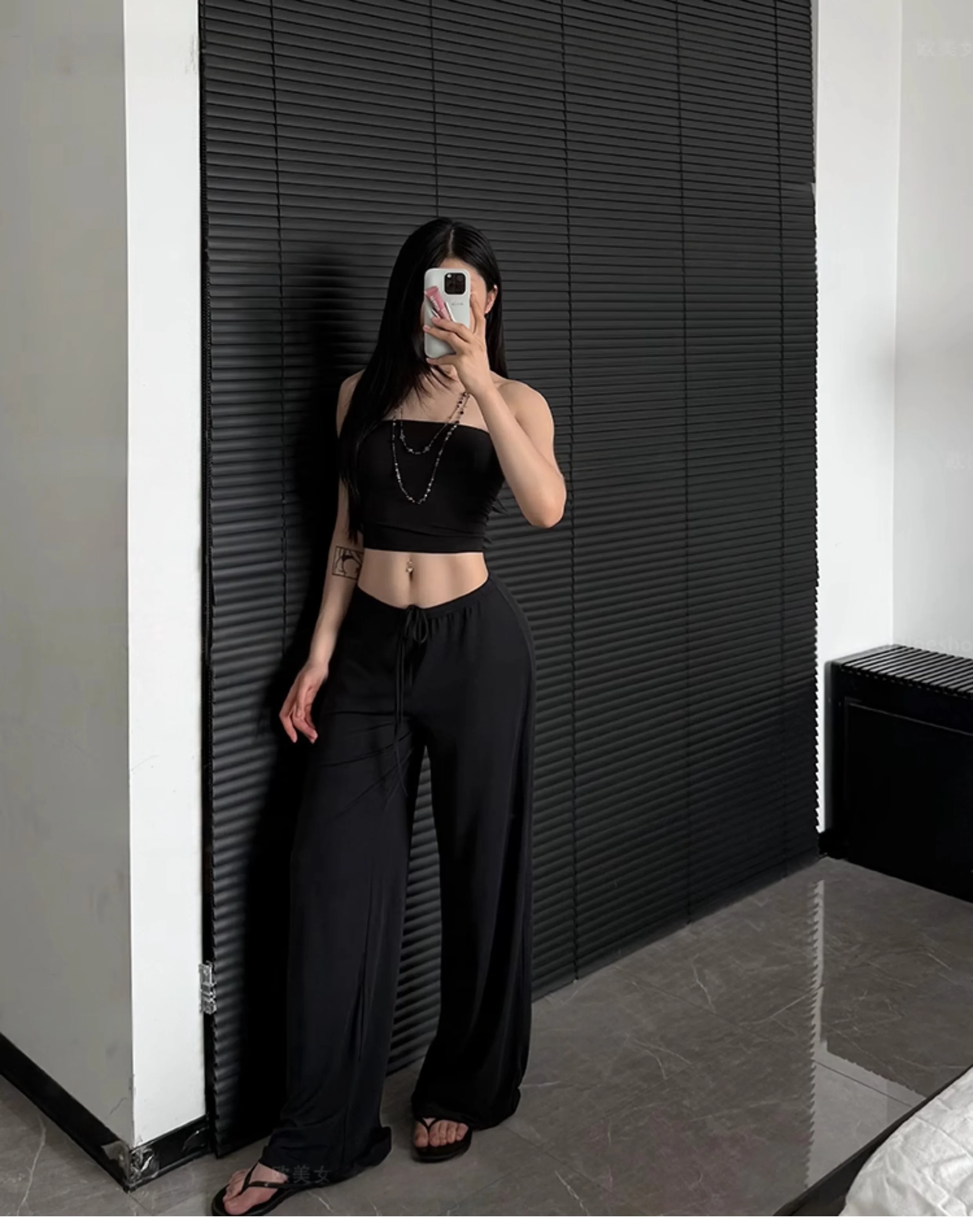 Ctenkevet-High Waist Wide-Leg Yoga Joggers for Women, Female Casual Tracksuit Bottoms, Straight Outdoor Baggy Sweatpants, Autumn