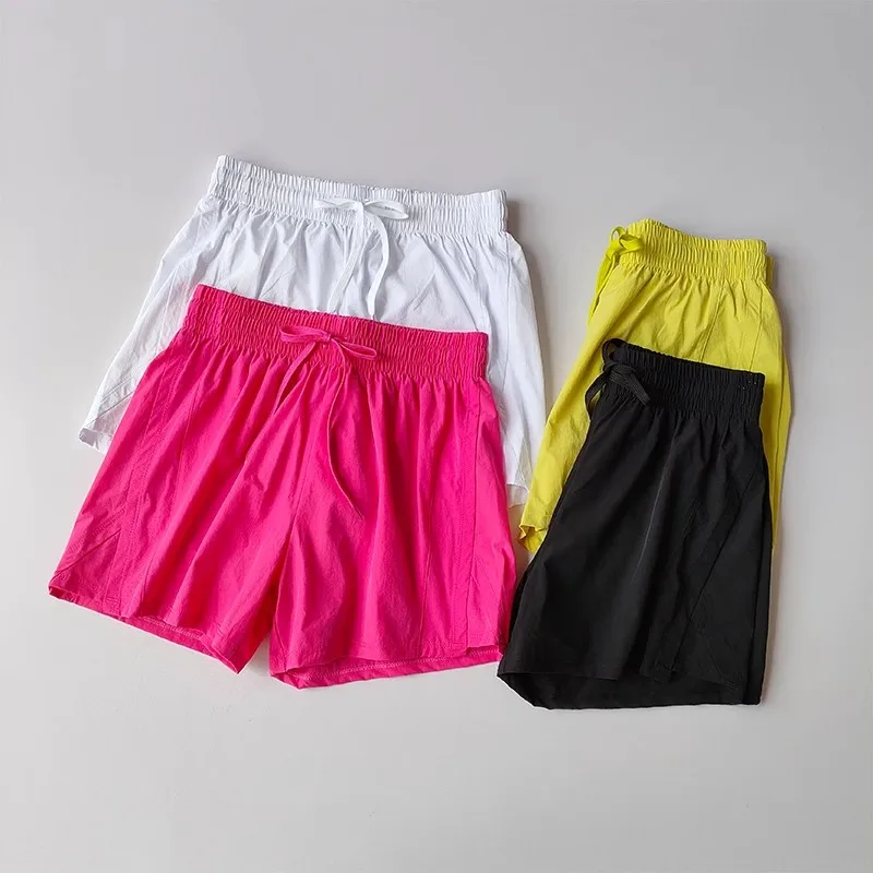 Summer Women's High Running Yoga Shorts Control Running Shorts 2 in 1 Leisure Short Pants Cycling Shorts Sports Shorts