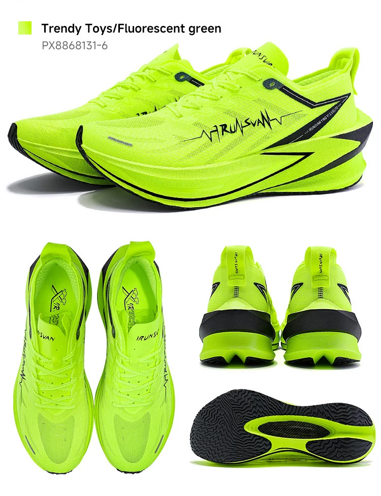 IRUNSVAN Carbon Plate Sports Shoes Are Exclusively Designed for Mass and Advanced Runners to Run Marathons Unisex 13125
