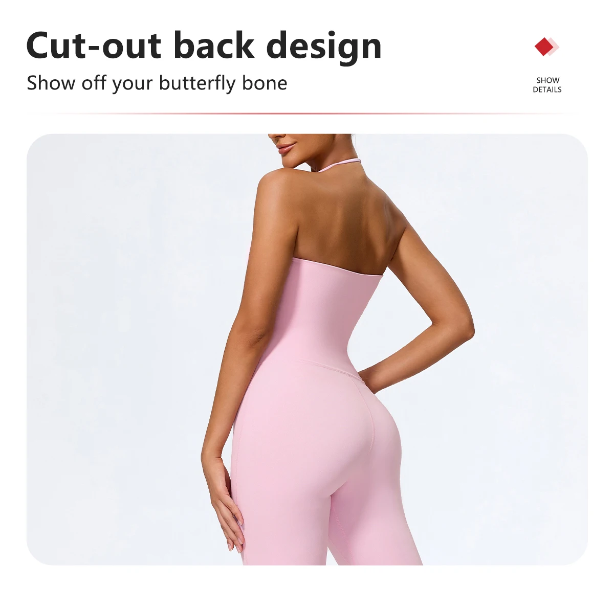 New Summer Women Sleeveless Hang Neck Jumpsuit Backless Flared Activewear Female Yoga Clothes Sport Outfit For Woman Overalls