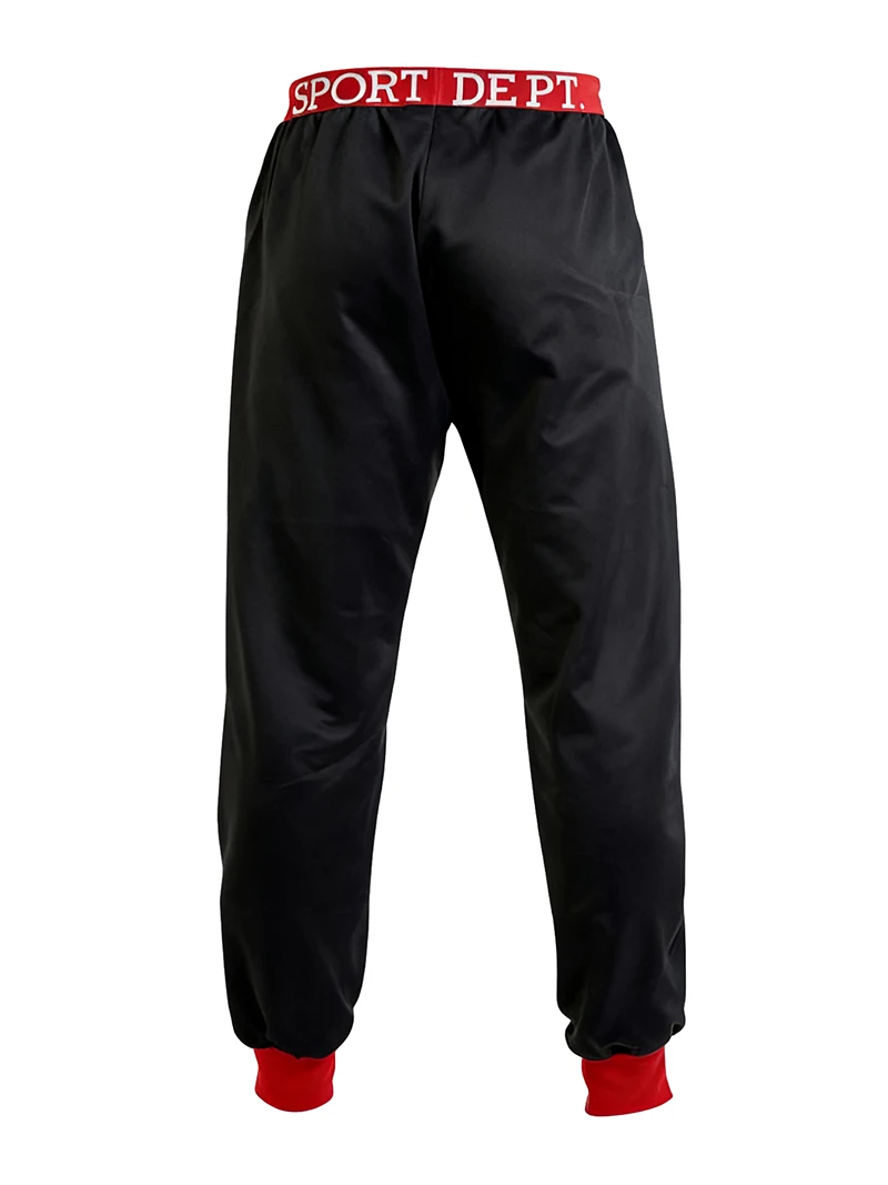 Letter Graphic Print Sweatpants for Men Hip Hop Joggers Sports Athletic Pants for Workout Casual Elastic Waist Lounge Trousers