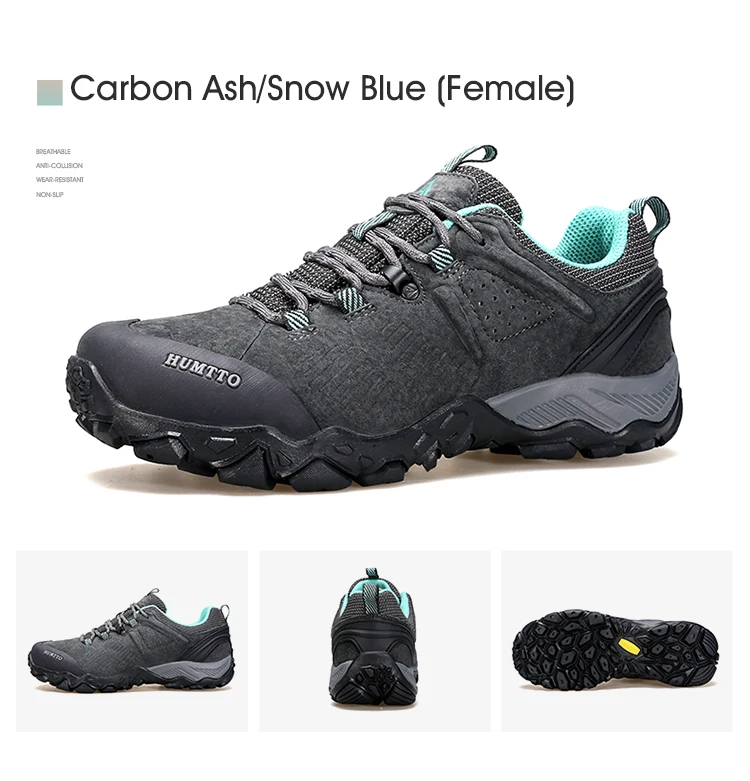 HUMTTO Waterproof Shoes for Men Hiking Shoes Leather Mens Sports Luxury Designer Outdoor Climbing Trekking Walking Sneakers Man