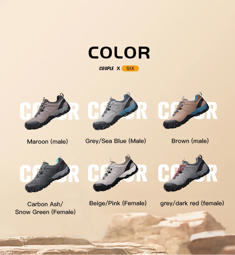 HUMTTO Waterproof Shoes for Men Hiking Shoes Leather Mens Sports Luxury Designer Outdoor Climbing Trekking Walking Sneakers Man