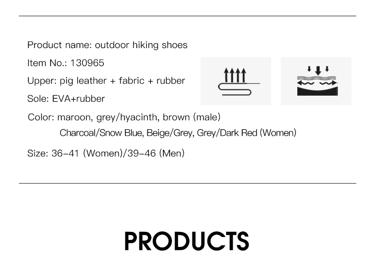 HUMTTO Waterproof Shoes for Men Hiking Shoes Leather Mens Sports Luxury Designer Outdoor Climbing Trekking Walking Sneakers Man