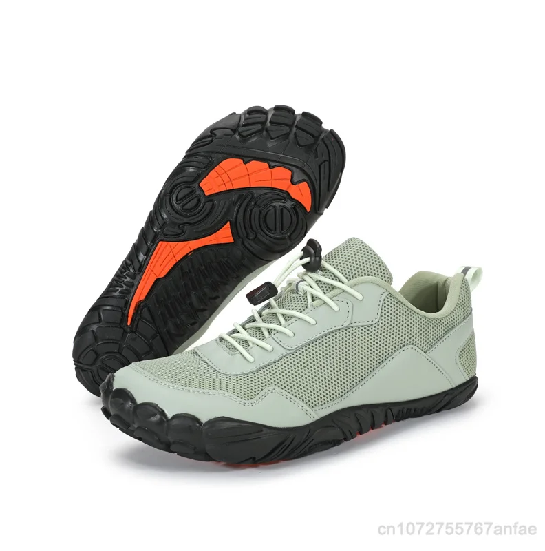 Men's Minimalist Trail Running Barefoot Shoes Wide Toe Box Zero Drop Aqua Sock Shoes for Kayaking Boating Hiking Surfing Walking