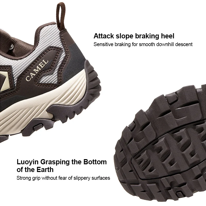 GOLDEN CAMEL Hiking Shoes Men Women Sneakers Outdoor Sports Running Climbing Shoes for Men 2023 New Non-slip Shock-absorbing