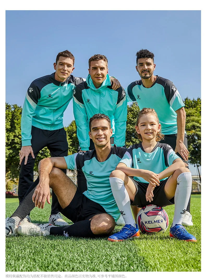 KELME Men's Soccer t-shirt Football T-shirts Short Sleeve Original Kid‘s ’Team Jersey Sportswear Customization 8151ZB1007