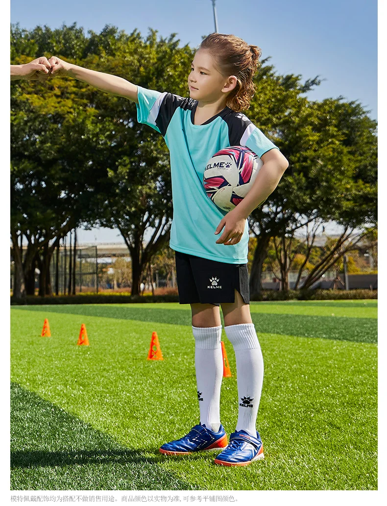 KELME Men's Soccer t-shirt Football T-shirts Short Sleeve Original Kid‘s ’Team Jersey Sportswear Customization 8151ZB1007