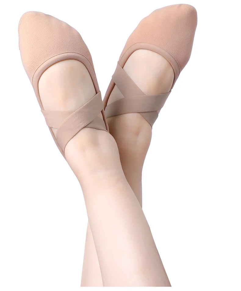 Woman Ballet Shoes Ballet Flats Shoes Kids Dancing Slippers Girls Elastic Soft Dance Shoes High Stretch Women Ballet Slippers