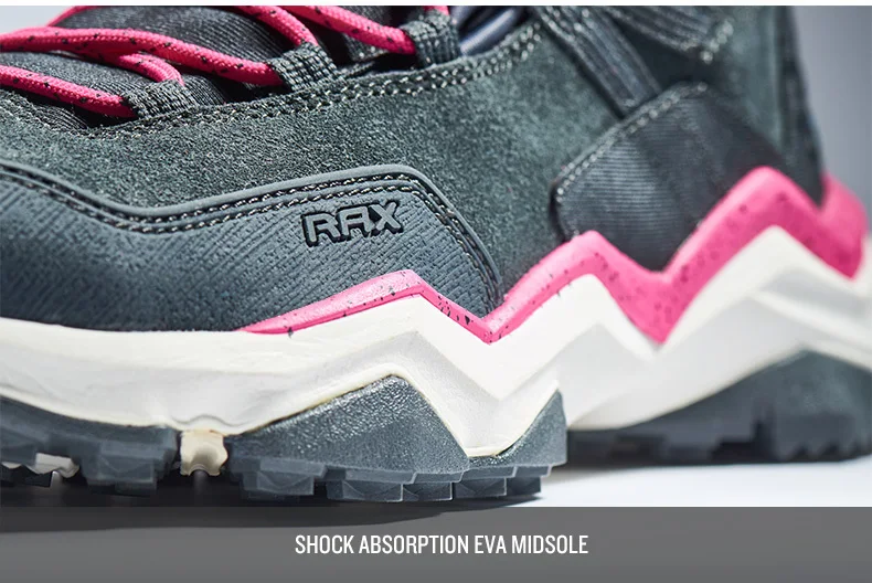 Rax Hiking Shoes New Men Shoes Waterproof Hiking Shoes Outdoor Hiking Fishing Shoes Wear-Resistant Woodland Cross-Country Shoes