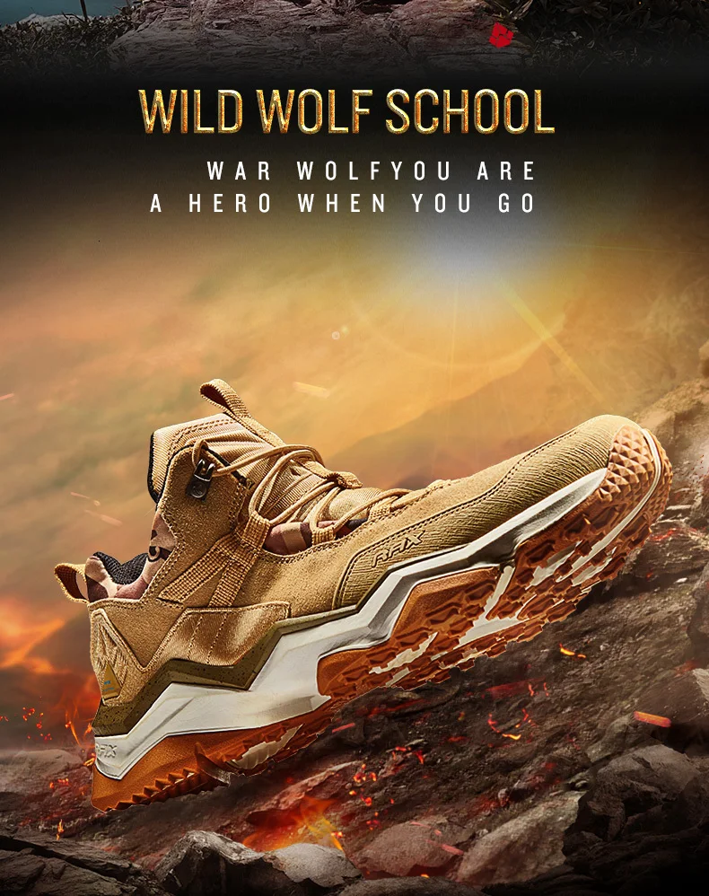 Rax Hiking Shoes New Men Shoes Waterproof Hiking Shoes Outdoor Hiking Fishing Shoes Wear-Resistant Woodland Cross-Country Shoes