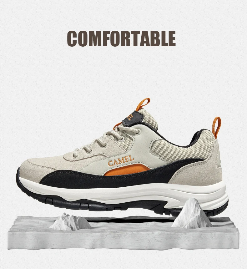 GOLDEN CAMEL Low-top Hiking Shoes Women Outdoor Male Sneakers Wear-resistant Shock-absorb Shoes for Men 2023 Summer Breathable