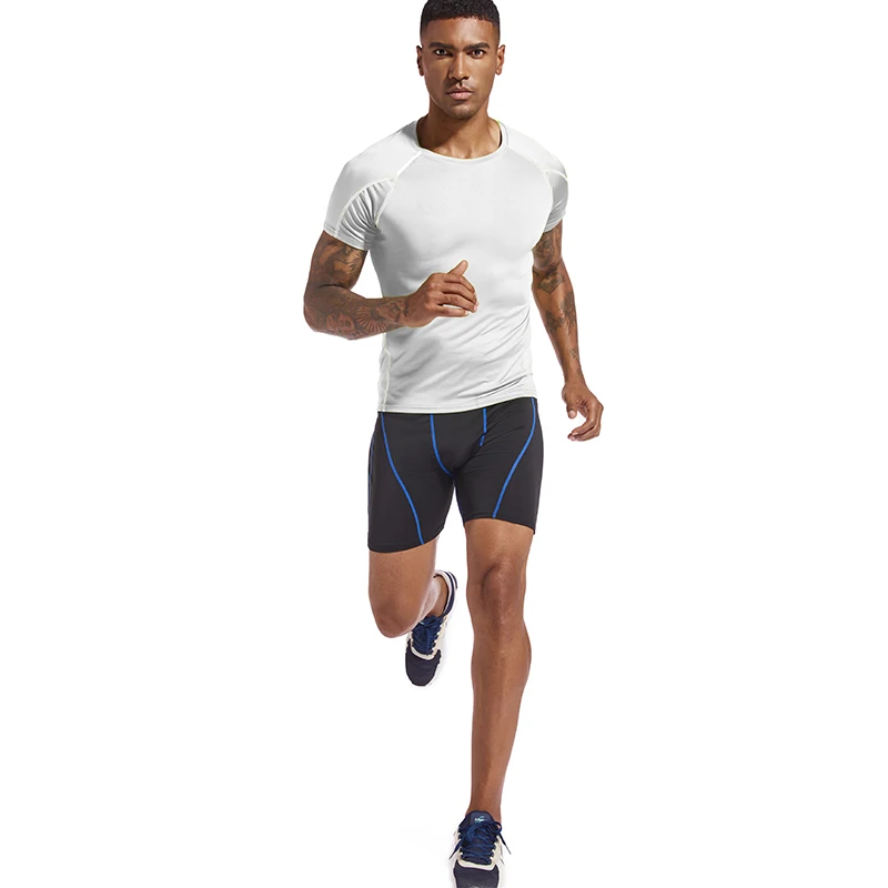 Men's Compression Shorts Men Summer Skinny Tights Quick Dry Male Training Sport Shorts Jogging Gym Fitness Running Short Pants