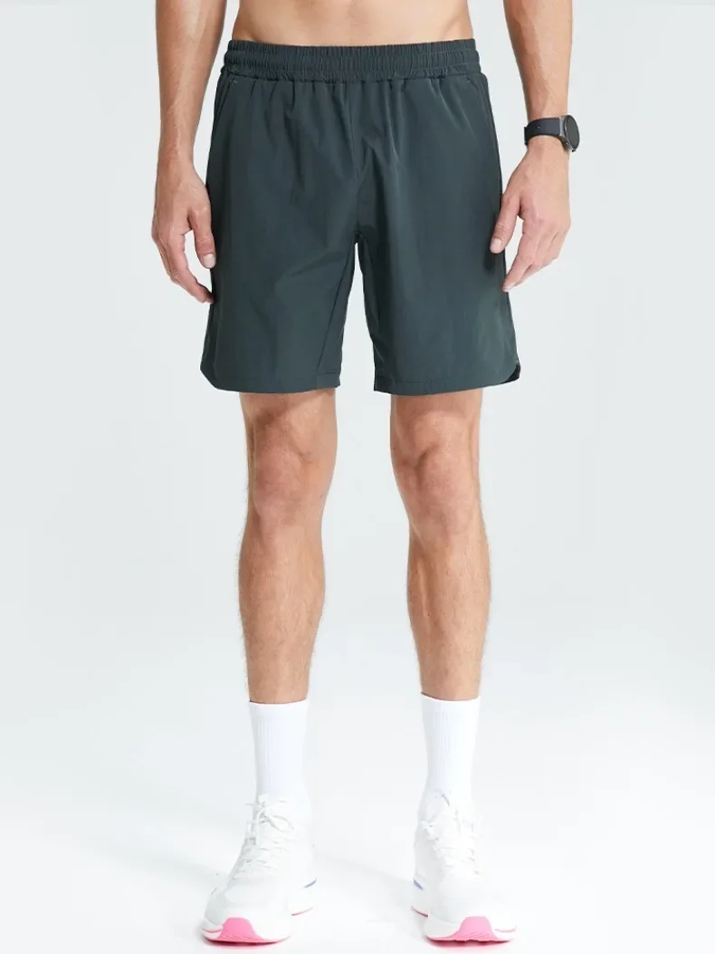 Summer Men's Sport Running Shorts Gym Jogging Training Sweat Sports Clothing Outdoor Sweatpants Male Breathable Elastic Skorts