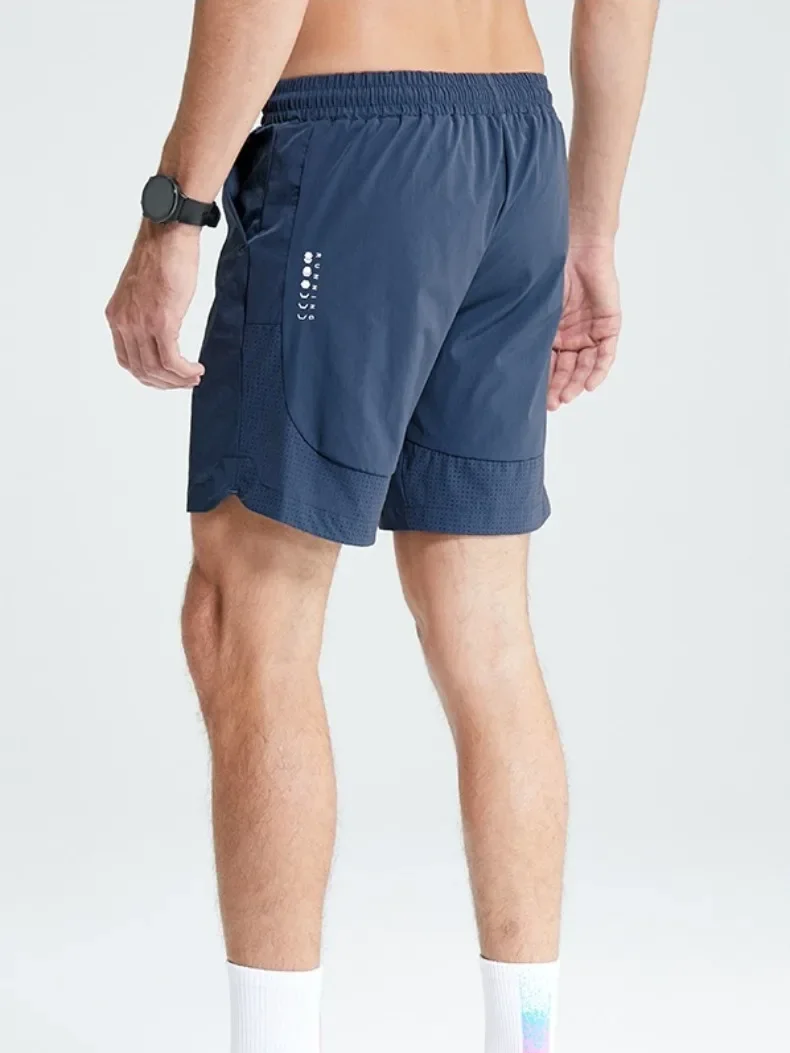 Summer Men's Sport Running Shorts Gym Jogging Training Sweat Sports Clothing Outdoor Sweatpants Male Breathable Elastic Skorts