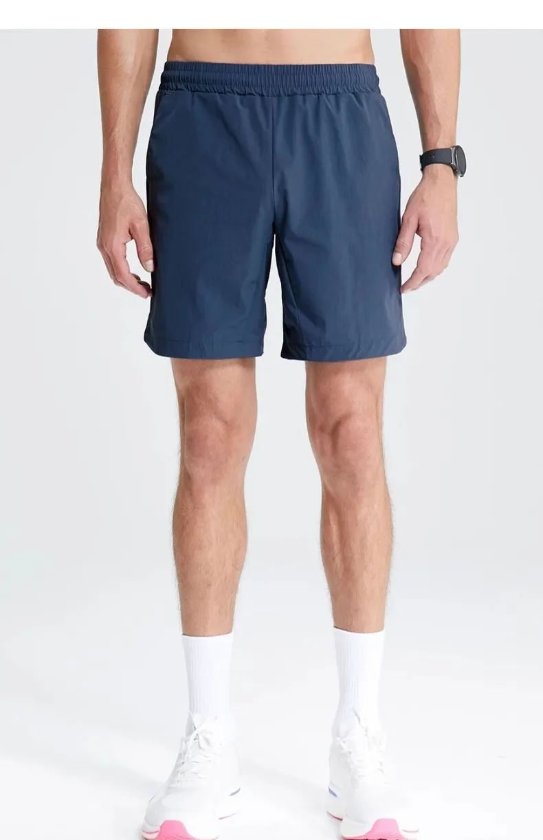 Summer Men's Sport Running Shorts Gym Jogging Training Sweat Sports Clothing Outdoor Sweatpants Male Breathable Elastic Skorts