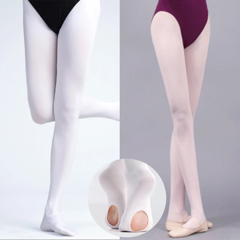 Wholesale Ballet Dance Socks 90D Adult Dance Primer Elastic White Flesh Pantyhose Foot Digging Basic Training Pants Girls