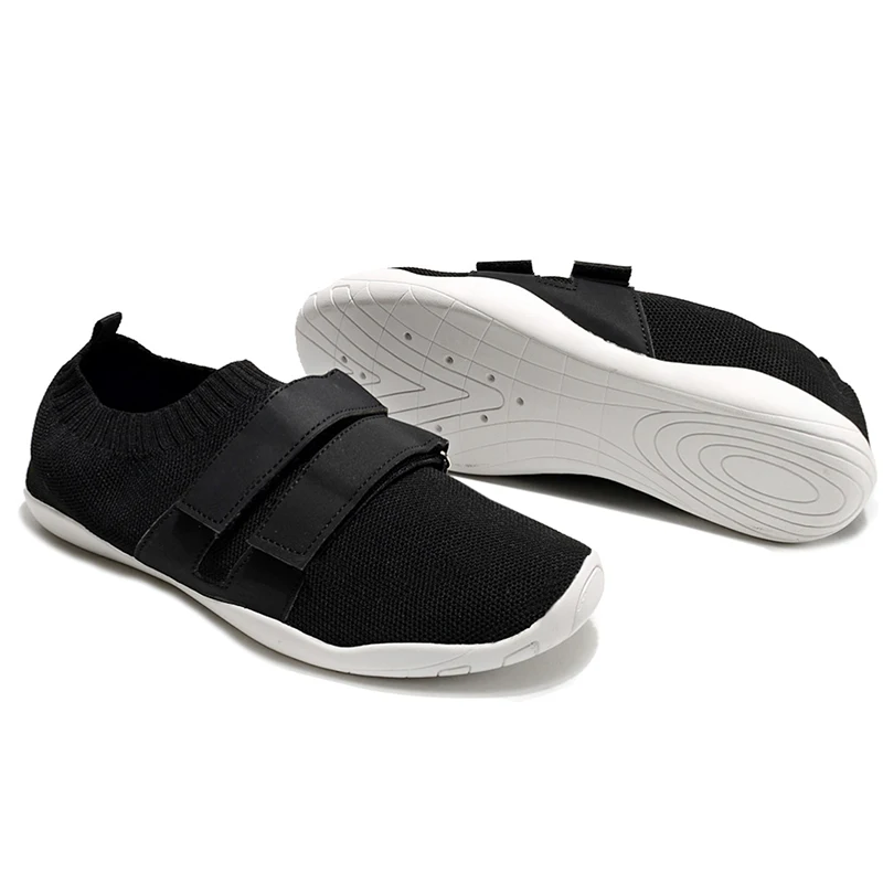 35-46# Unisex Gym Sports Hard Pull Squat Training Shoe Pro Hook & Loop Weightlifting Shoes Outdoor Casual Sports Shoe Sumo Shoes