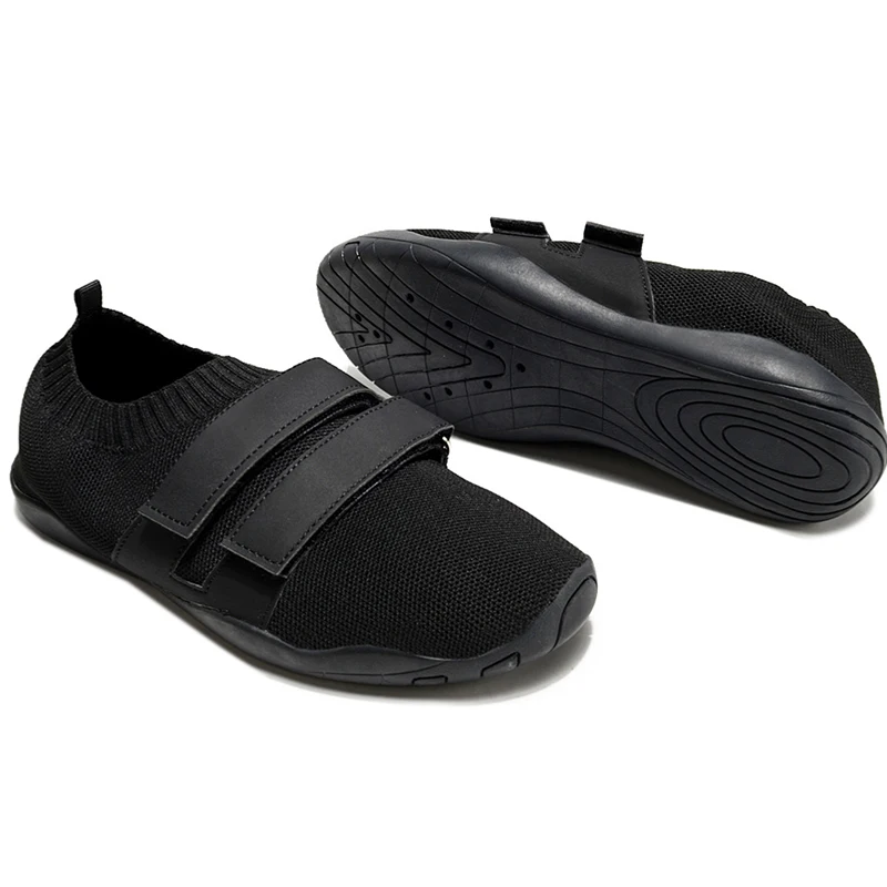 35-46# Unisex Gym Sports Hard Pull Squat Training Shoe Pro Hook & Loop Weightlifting Shoes Outdoor Casual Sports Shoe Sumo Shoes