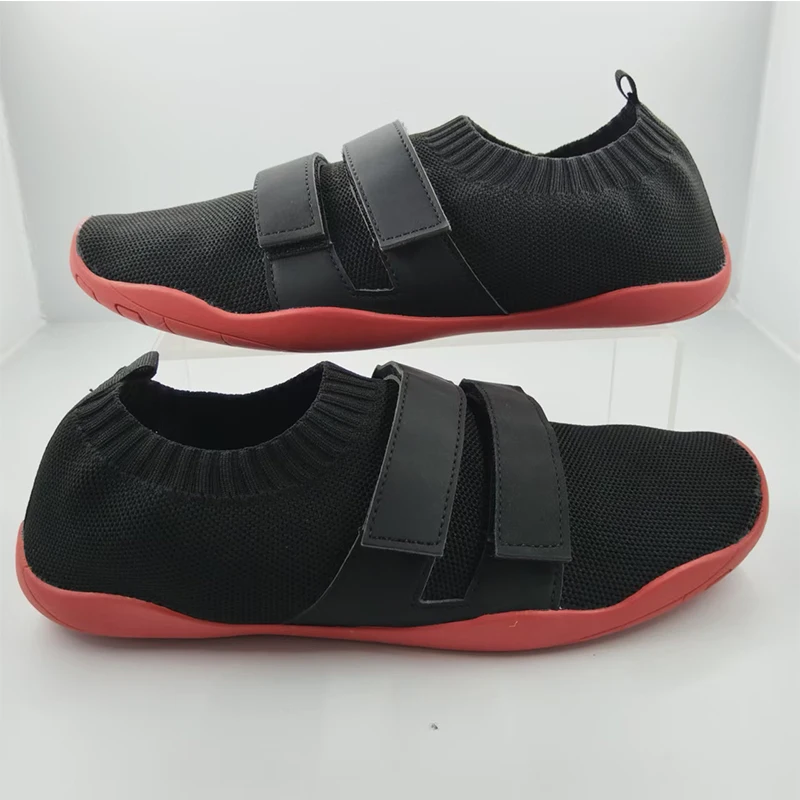 35-46# Unisex Gym Sports Hard Pull Squat Training Shoe Pro Hook & Loop Weightlifting Shoes Outdoor Casual Sports Shoe Sumo Shoes