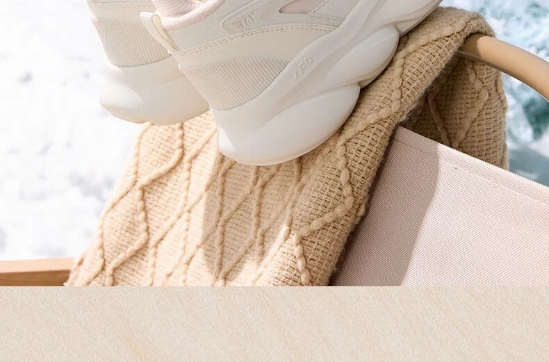 361 Degrees Swift Fox Women Running Shoes New Leather Surface Light Thick-soled Non-slip Jogging Female Sneakers 682442235A
