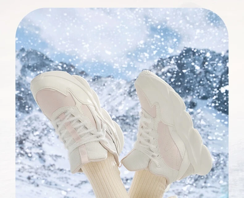 361 Degrees Swift Fox Women Running Shoes New Leather Surface Light Thick-soled Non-slip Jogging Female Sneakers 682442235A