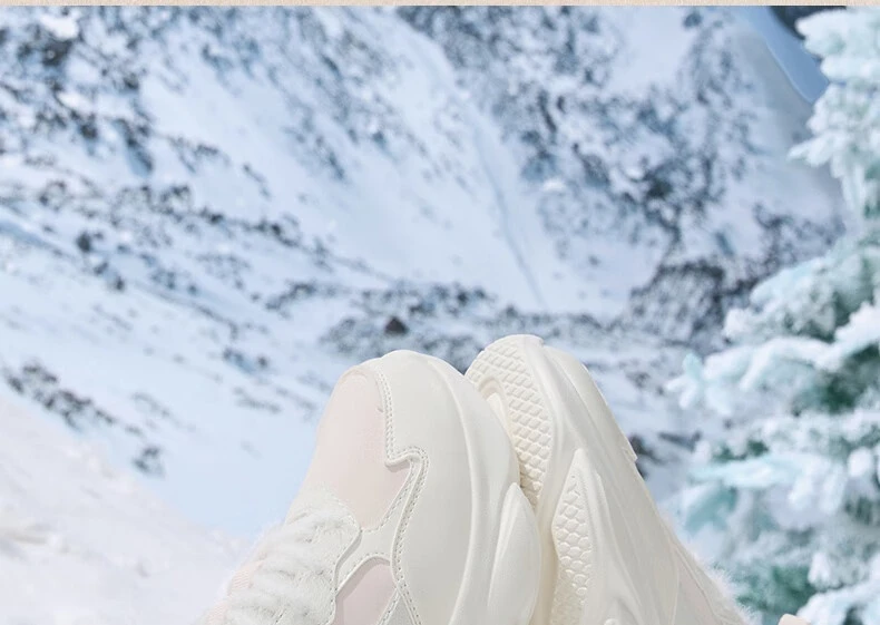361 Degrees Swift Fox Women Running Shoes New Leather Surface Light Thick-soled Non-slip Jogging Female Sneakers 682442235A