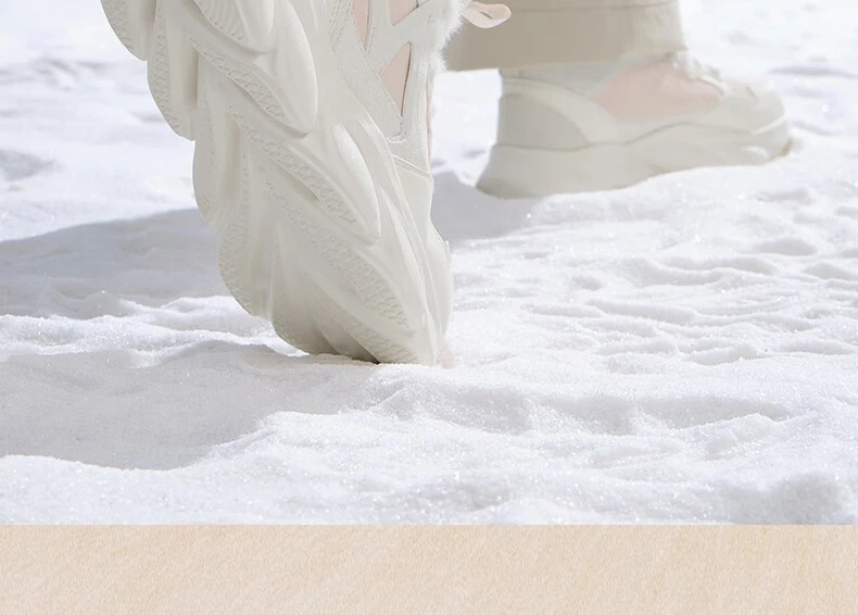 361 Degrees Swift Fox Women Running Shoes New Leather Surface Light Thick-soled Non-slip Jogging Female Sneakers 682442235A