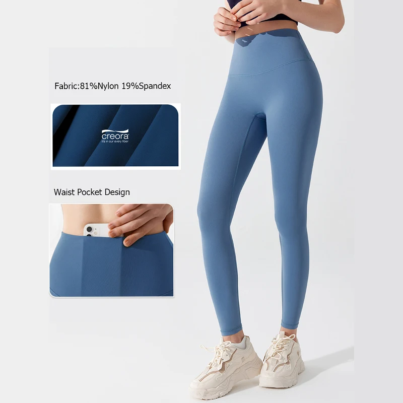Super Soft Yoga Pants Women High Waist Sports Leggings Slim Fit Super Stretchy Workout Running Tights Female Sportswear