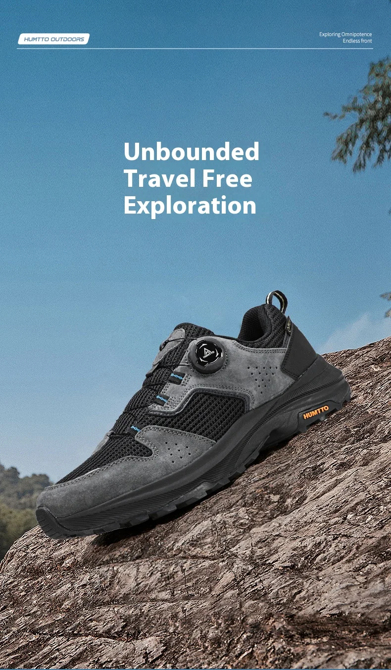 HUMTTO Breathable Trekking Shoes Winter Climbing Shoes for Men Outdoor High Quality Designer Man Sneakers 2025 Mens Hiking Boots