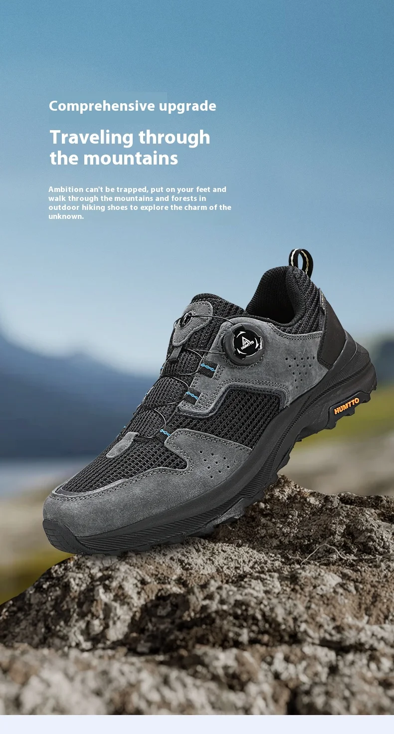 HUMTTO Breathable Trekking Shoes Winter Climbing Shoes for Men Outdoor High Quality Designer Man Sneakers 2025 Mens Hiking Boots