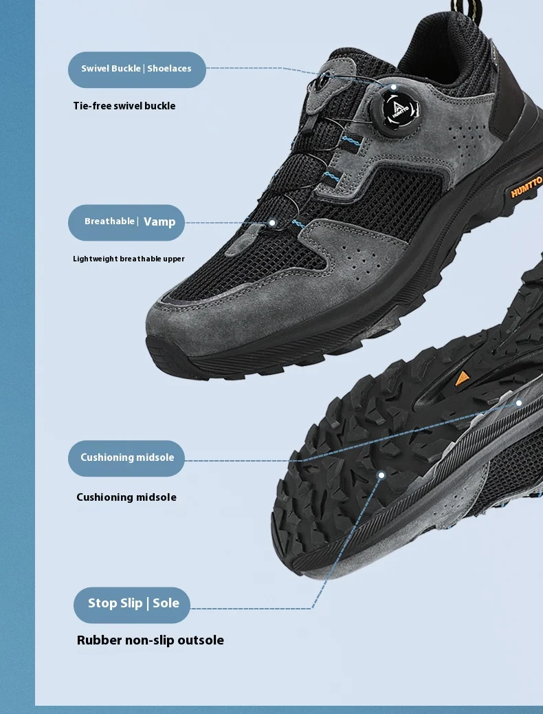 HUMTTO Breathable Trekking Shoes Winter Climbing Shoes for Men Outdoor High Quality Designer Man Sneakers 2025 Mens Hiking Boots