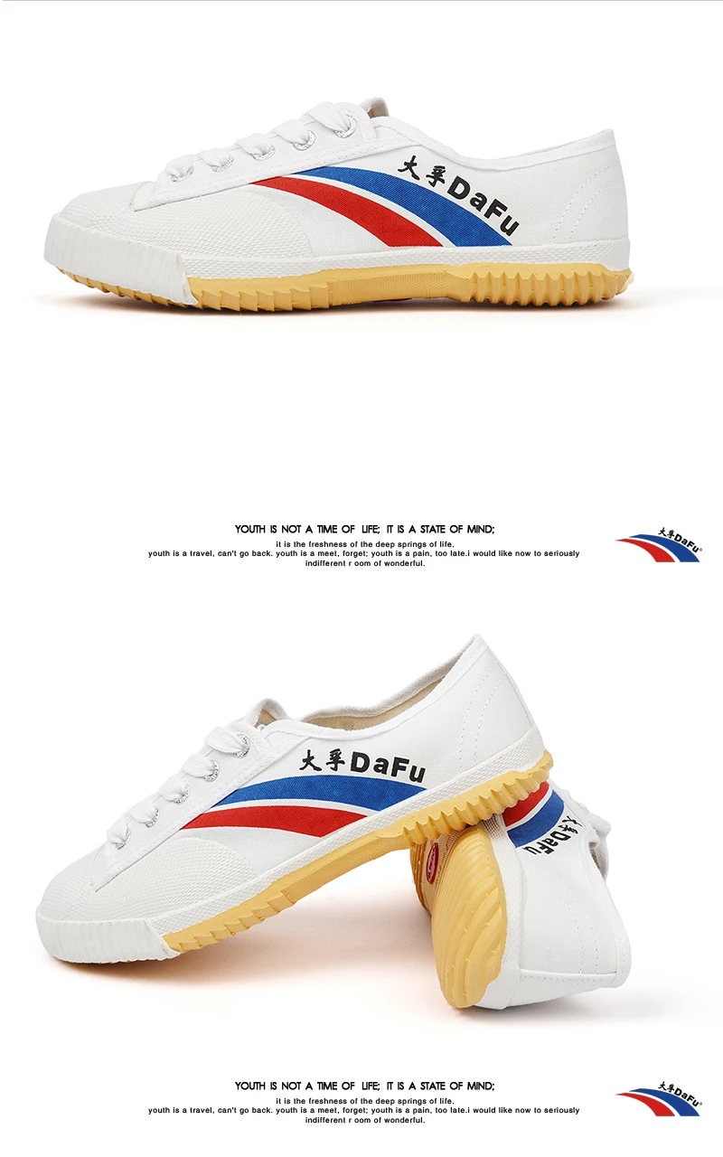 Dafu Original Sneakers Classic Martial Arts All White Shoes 2025