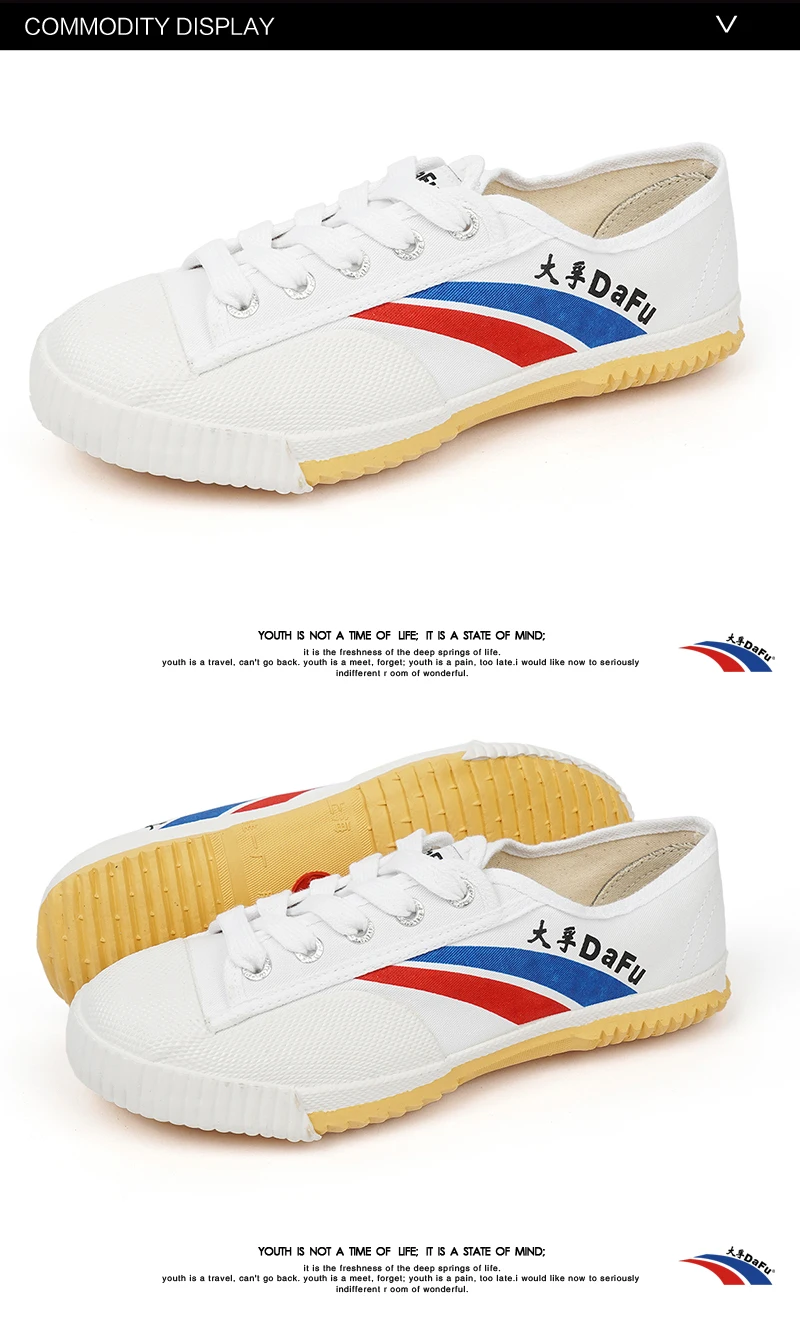 Dafu Original Sneakers Classic Martial Arts All White Shoes 2025