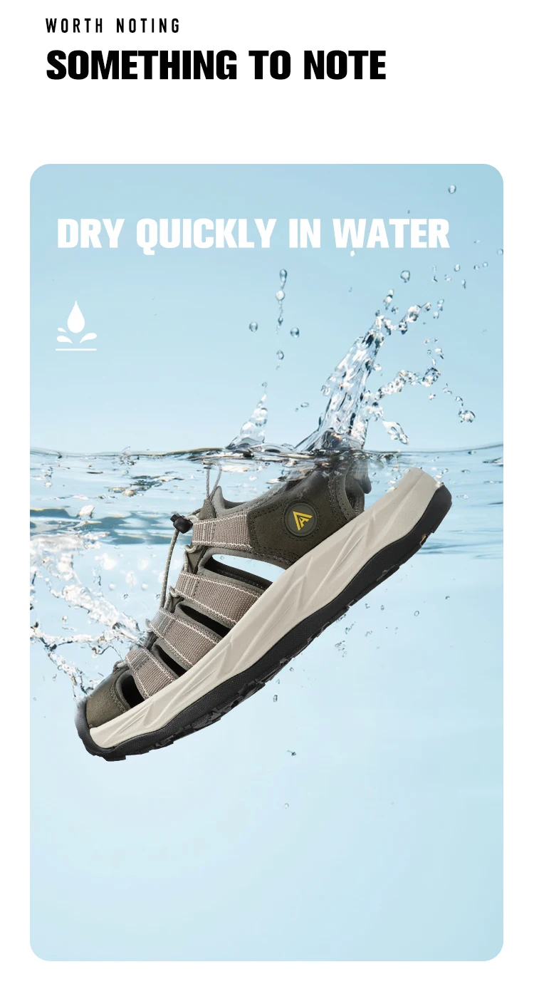 HUMTTO Summer Beach Outdoor Sandals Non-Slip Hiking Sneakers Male Breathable Men Wading Shoes Quick-Drying Aqua Shoes for Men's