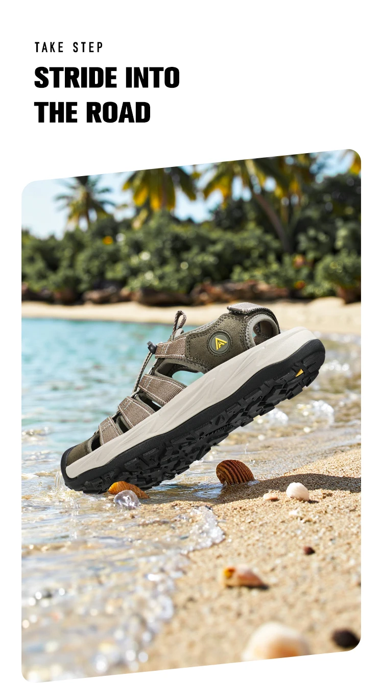 HUMTTO Summer Beach Outdoor Sandals Non-Slip Hiking Sneakers Male Breathable Men Wading Shoes Quick-Drying Aqua Shoes for Men's